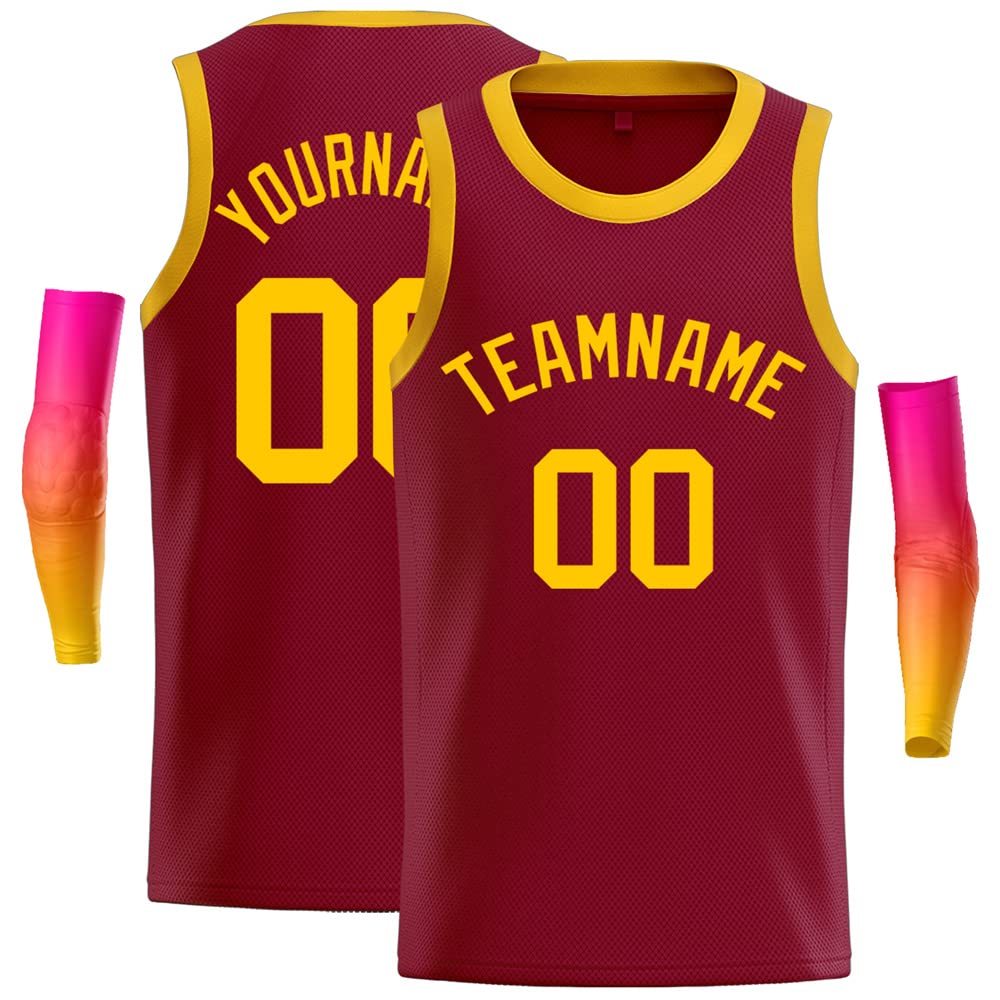 Hardkor Sports Matrix Custom Basketball Jerseys - Personalized With Names & Numbers, Sleeveless V-Neck, Team Uniforms