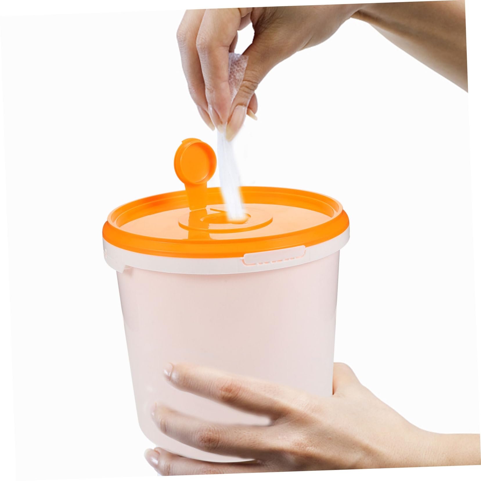 Homoyoyo Cubo para Toallitas Húmedas Dispensador Rellenable para Coche y Baño Contenedor de Pañitos Húmedos