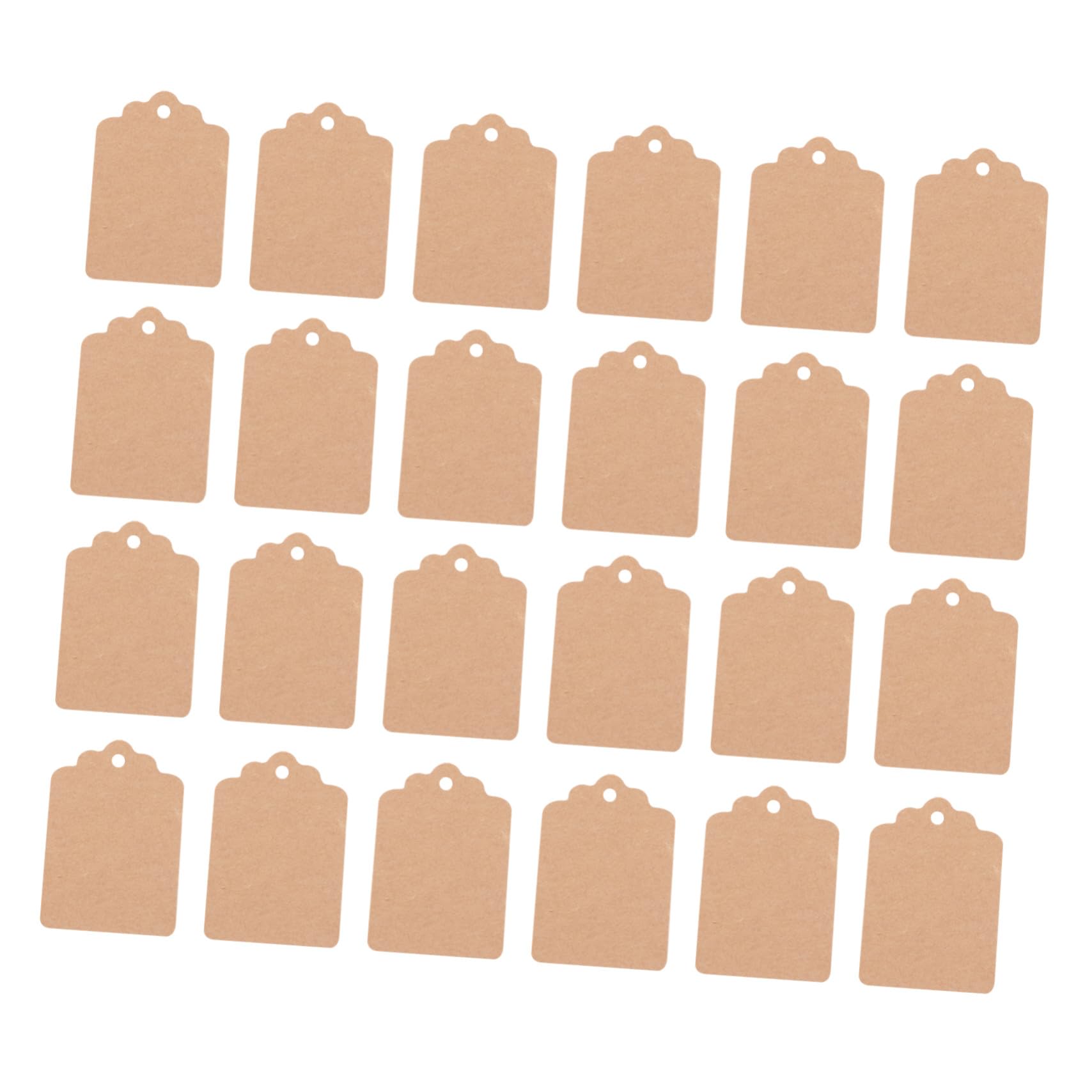 1000 Piezas Etiquetas Kraft para Precio y Regalo Etiquetas Colgantes Papel Kraft para Marcado Envío y Organización de Ropa y Manualidades
