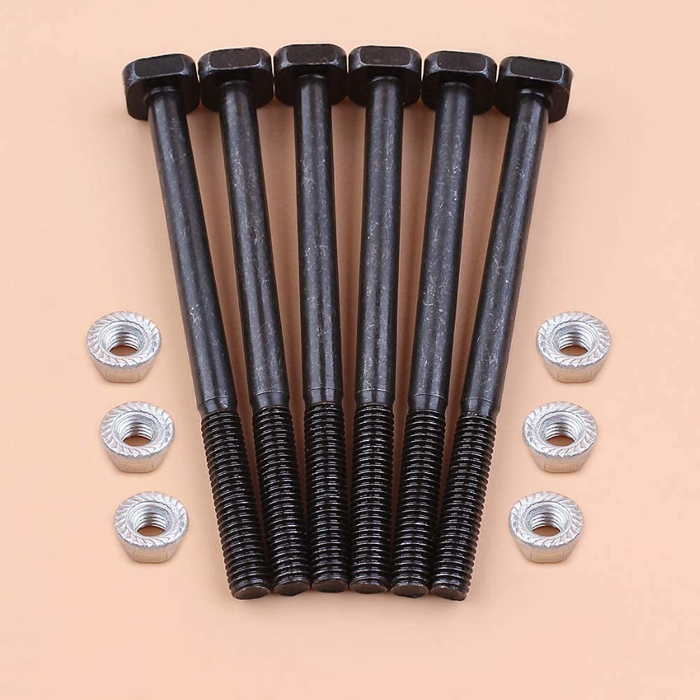 Mqeiang 3Pair Muffler Bolt For Stihl Ms250 Ms230 Ms180 Ms170 018 017 021 023 025 Chainsaw 1123 148 1201