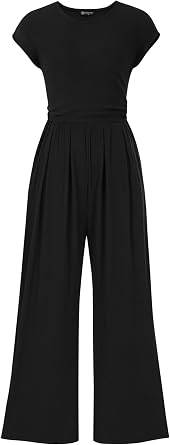 PRETTYGARDEN Summer Jumpsuits for Women Dressy Casual