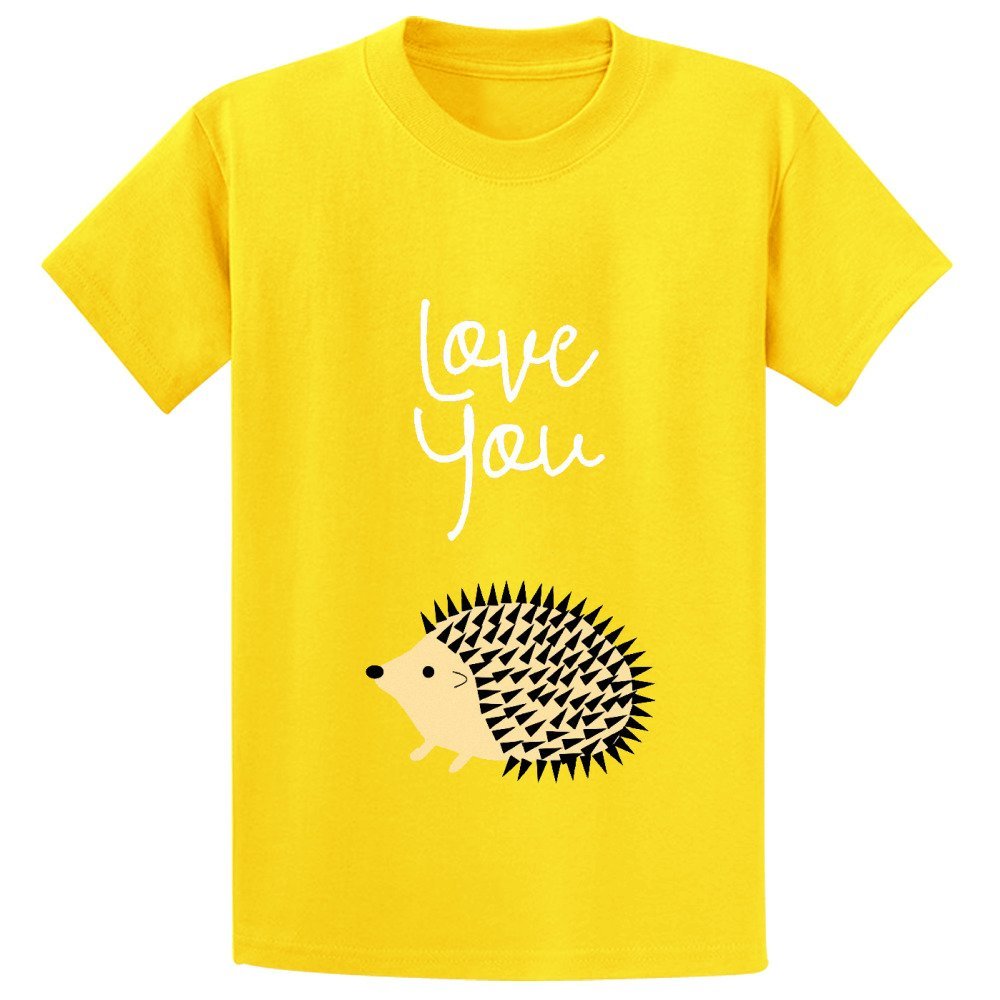 Linpy Hedgegog Love Cool Kids Short Sleeve Yellow