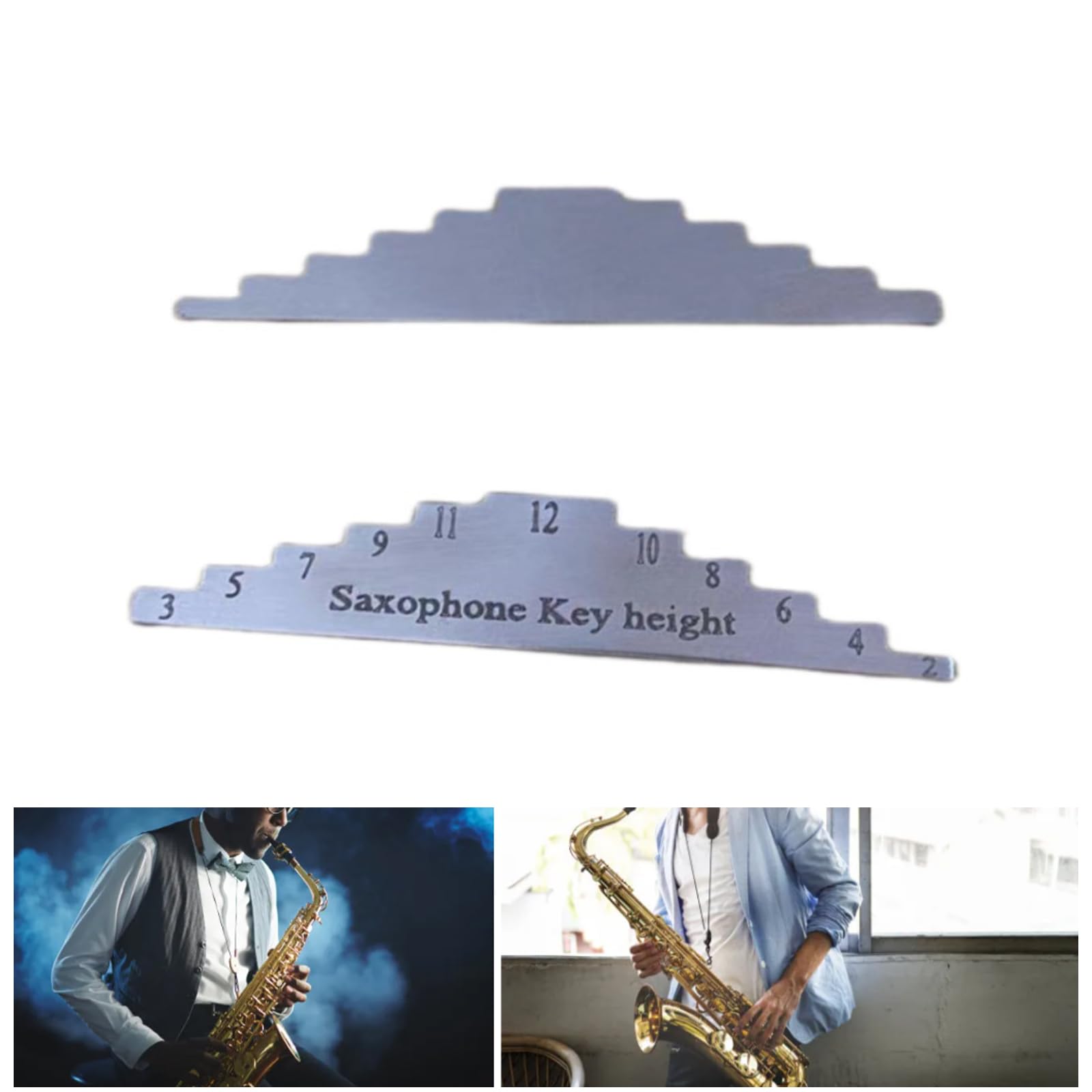 Saxophone Repair Tool Flute Winds Instrument Maintenance Accessories Part Saxophone Flute Clarinet Opening Height Gauge