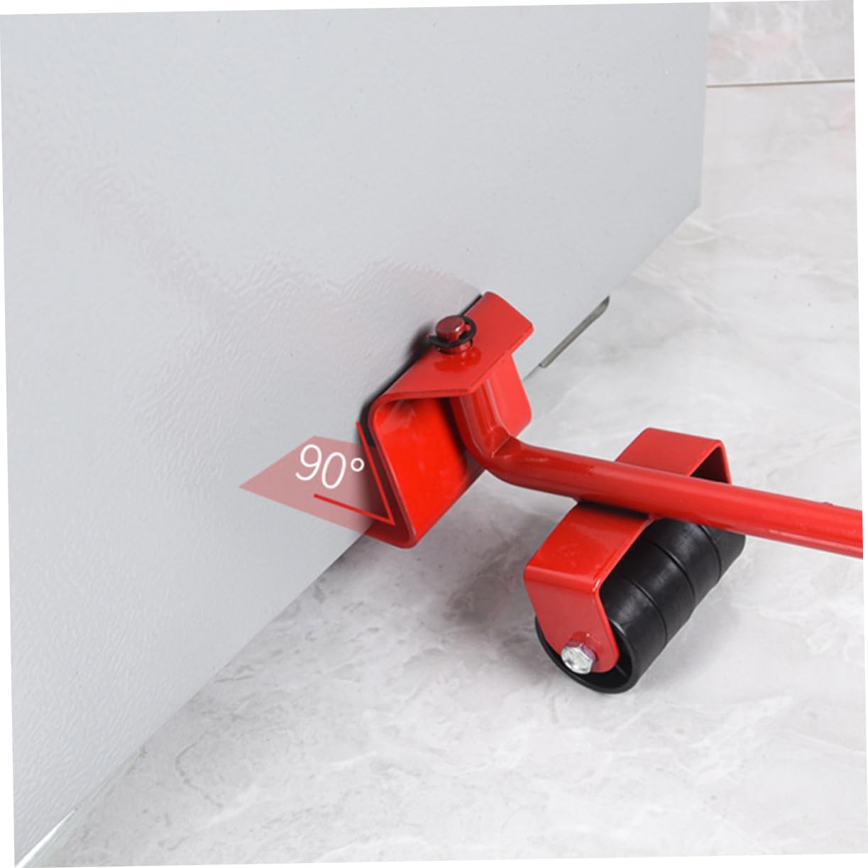Uonlytech Kit Per Trasloco Mobili Set Di Rulli Per Traslochi Puleggia Multifunzionale Trasloco Letti Attrezzo Di Sollevamento Rosso