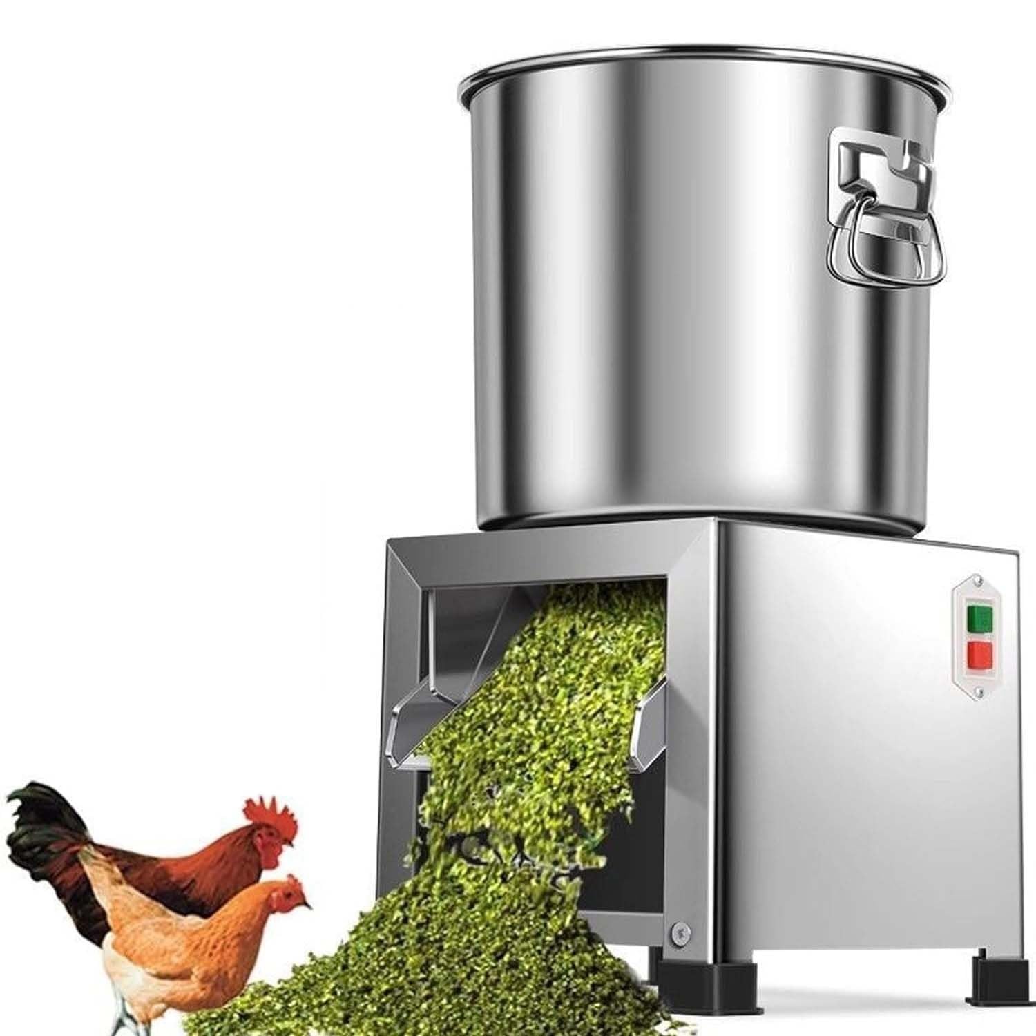 Picadora De Verduras De Acero Inoxidable, Procesador De Alimentos Comercial. Picadora De Alta Resistencia Con Para Triturar Y Moler Eficientemente Verduras Y Granos.(1200W)