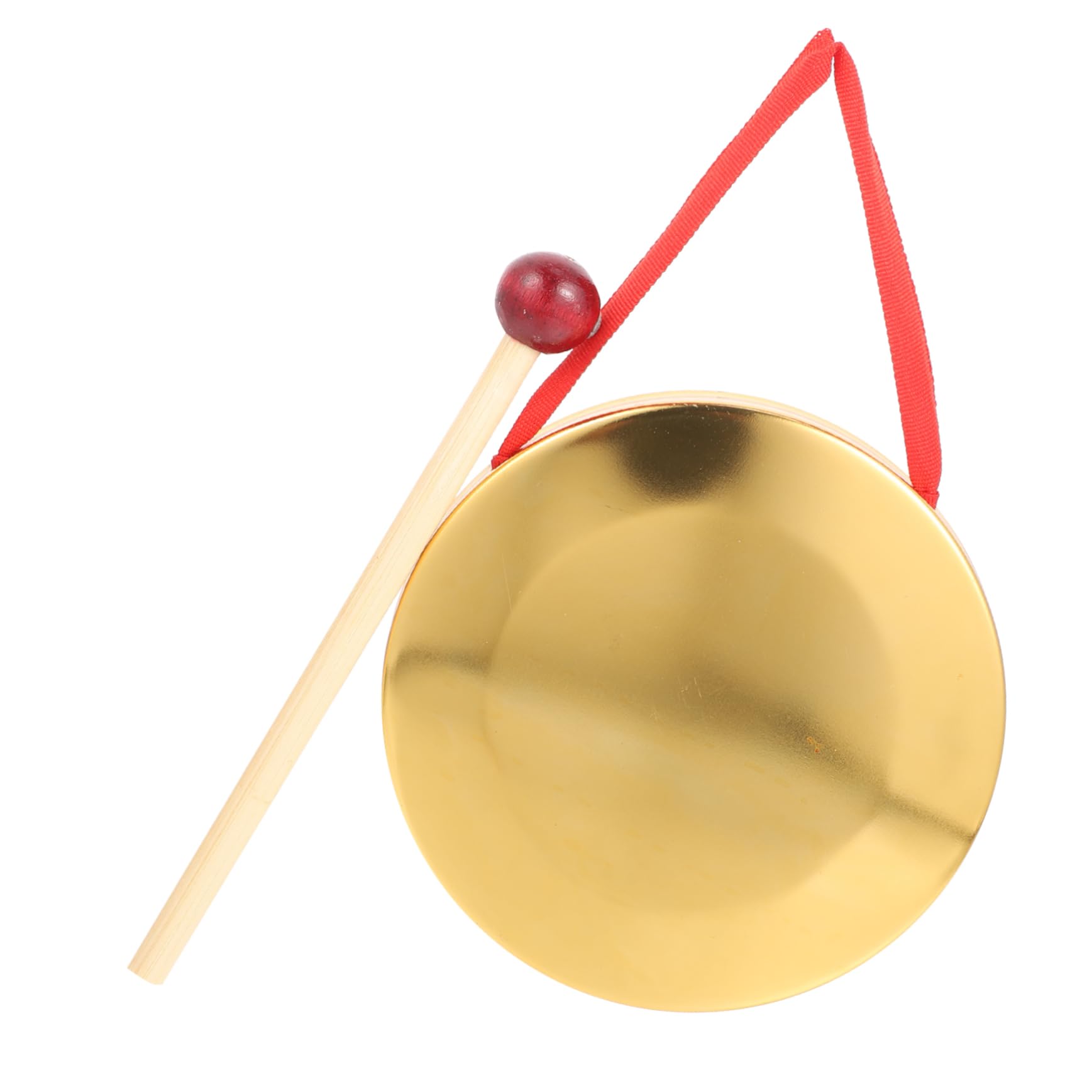 VANZACK 1set Copper Gong Drum Orff Percussion Instrument with Hammer Sound Performance for Coordination for Celebrations and Music Education