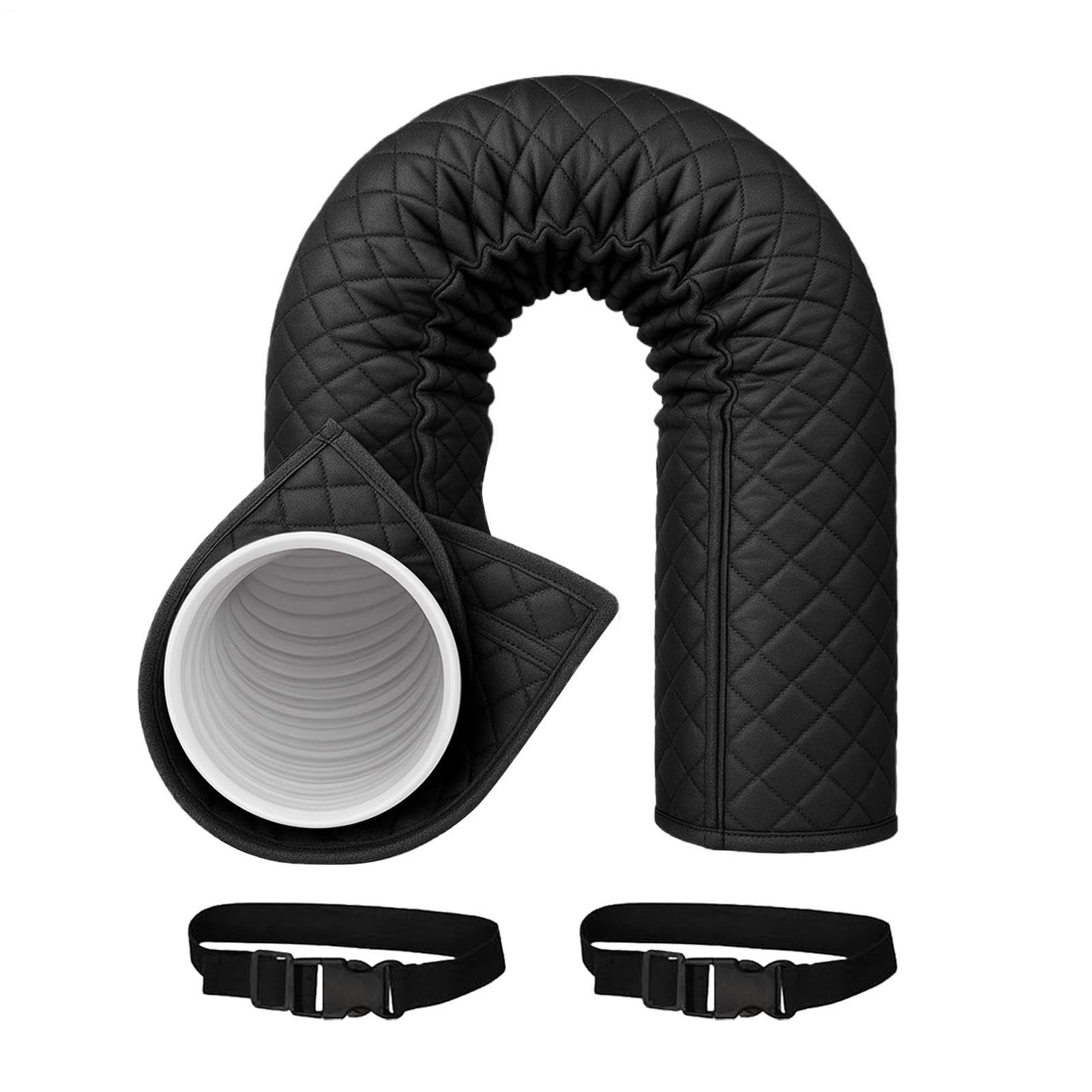 Portable Air Conditioner Hose Insulation Sleeve, Thermal Pipe Cover for 5 & 5.9 Inch Diameter, Fits Home Garage Basement Apartment Workplace