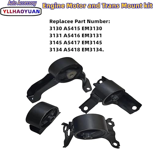 Miniatura 3 de Juego de montaje de motor para Jeep Compass y Patriot 2.0L 2.4L 2007 2008 2016 2017 2.0L 2.4L 2007 2008 2009 2010 2010 2010 2007 2008 2010 2010 2010