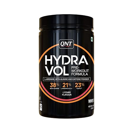 Qnt Hydravol Pre Workout Formula 400g Lychee Amazon In Health Personal Care