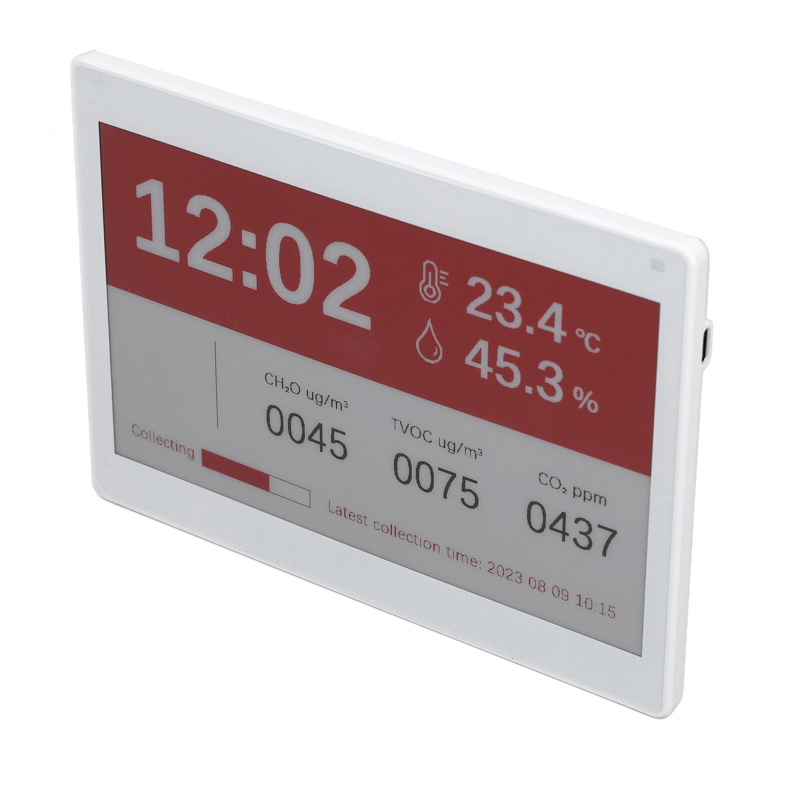 Semme Display Elettronico da 7,5 Pollici Schermo a Inchiostro Elettrico Modificabile per Biglietti da Visita Badge Nominativi Riunioni Uso in Ufficio Contrasto Elevato Efficienza Energetica Angolo di