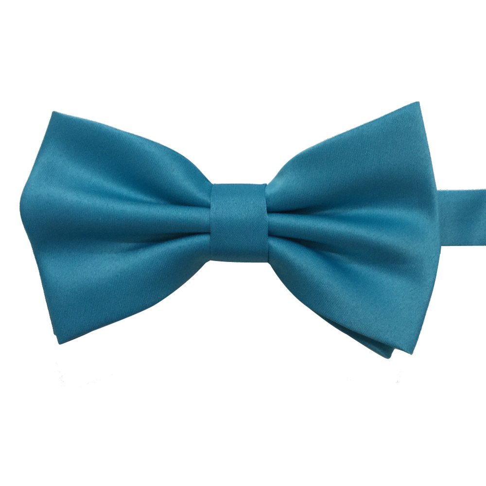 AINOW Mens Solid Formal Tuxedo Bowties Pre-Tied Bow Ties