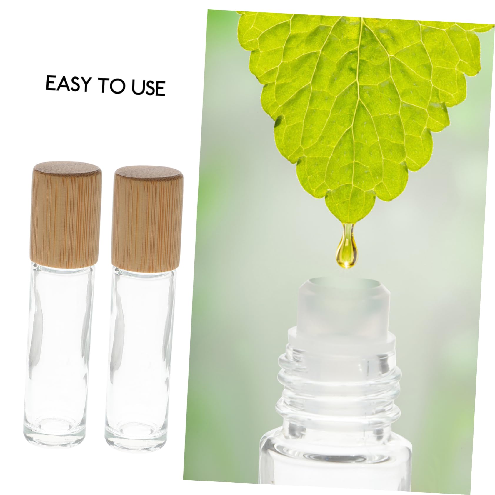 Healeved 30 Roll Flaschen Nachfüllbare Parfumflakons Kleine Ätherische Öle Behälter Transparent Reisegeeignet Design Praktisch Für Aromatherapie Und DIY Zufällige Zufällige Farbe