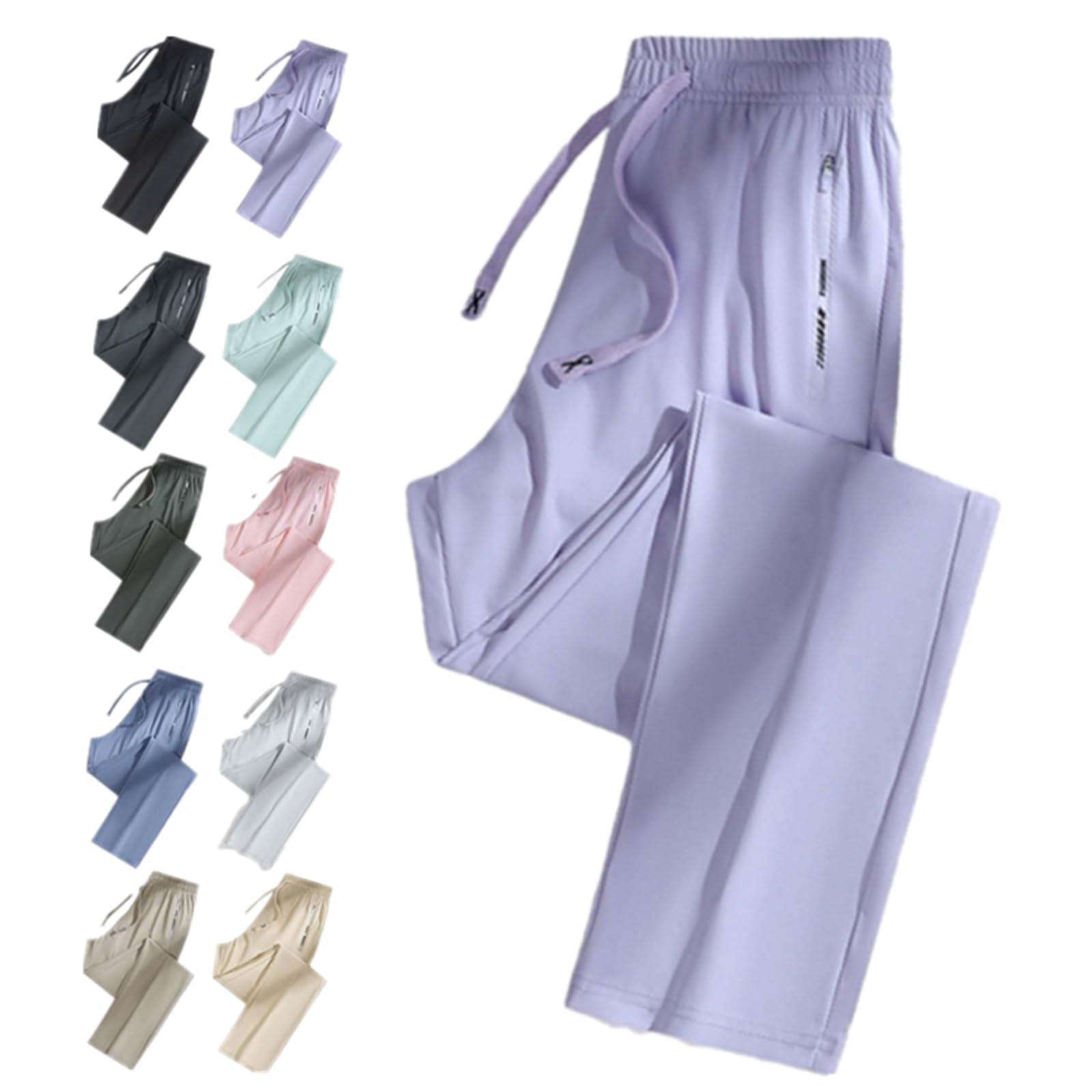 Pants for Women Men, Glidepants Unisex Quick Dry Pull-On Stretch Pants