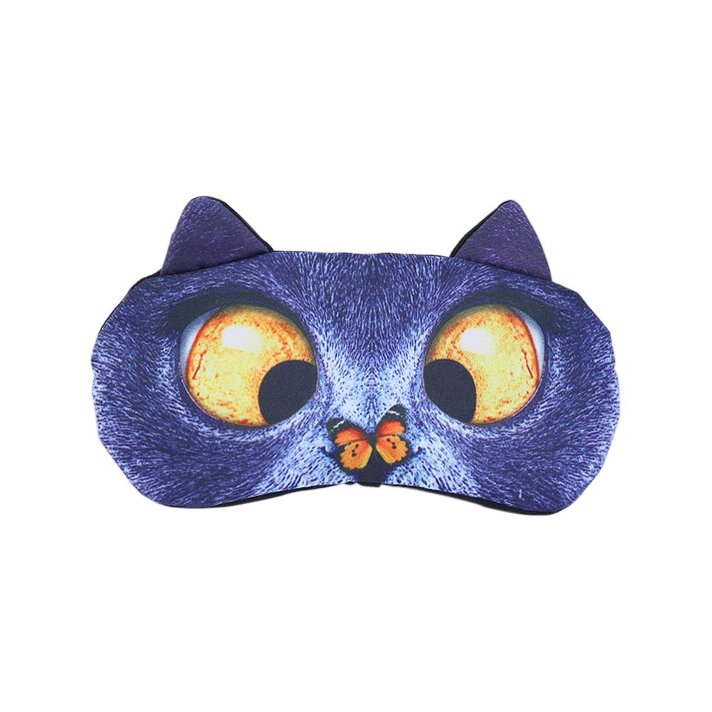 WWCY - Cute 3D Animal Sleep Mask Cat Dog Eye Mask Eyeshade for Kids Girls Women Adults (British Shorthair)