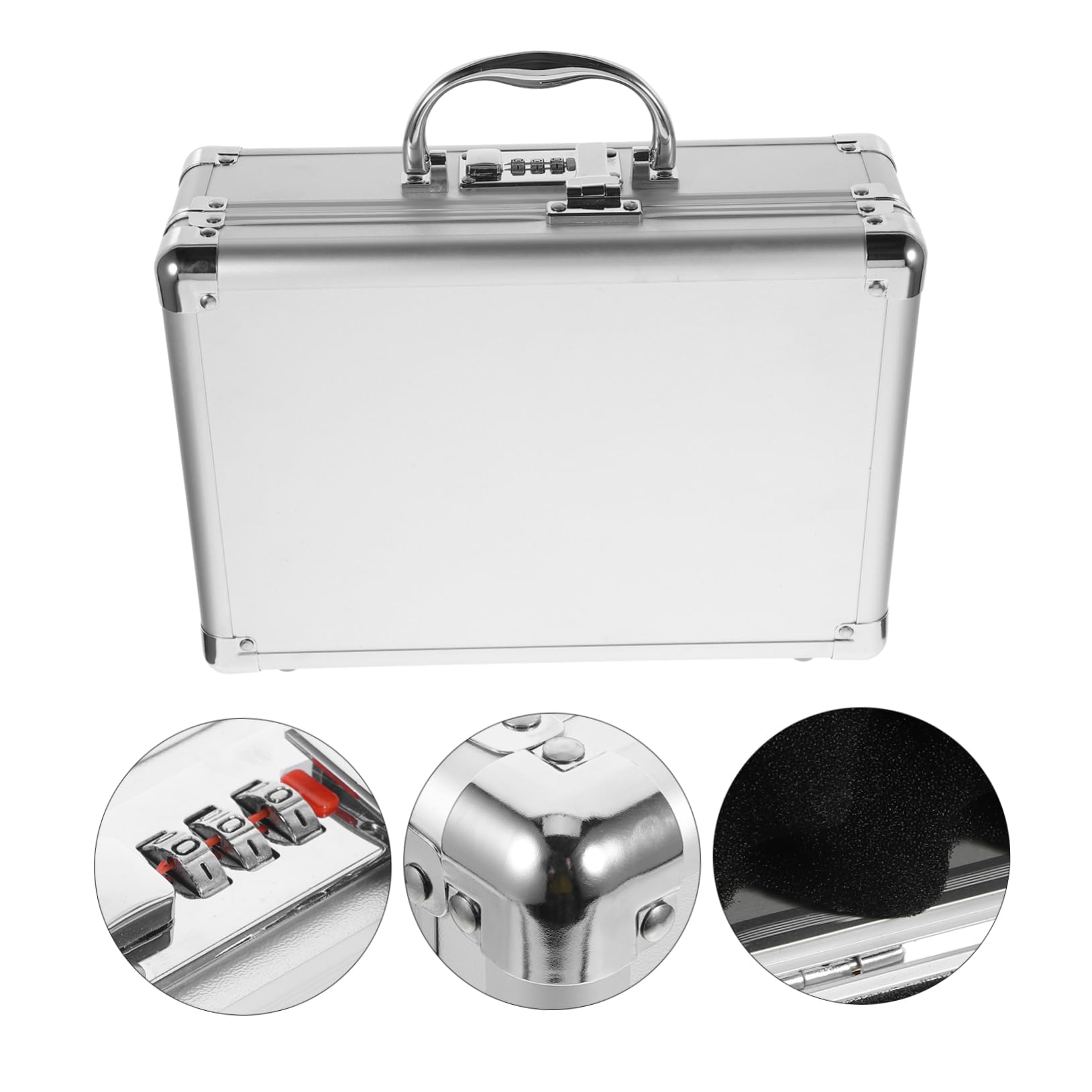 Flight Case Custodia da trasporto con serratura, Scatola Valigia Attrezzi Contenitore Attrezzi Valigia Attrezzi Portatile Valigia Rigida Veicolo