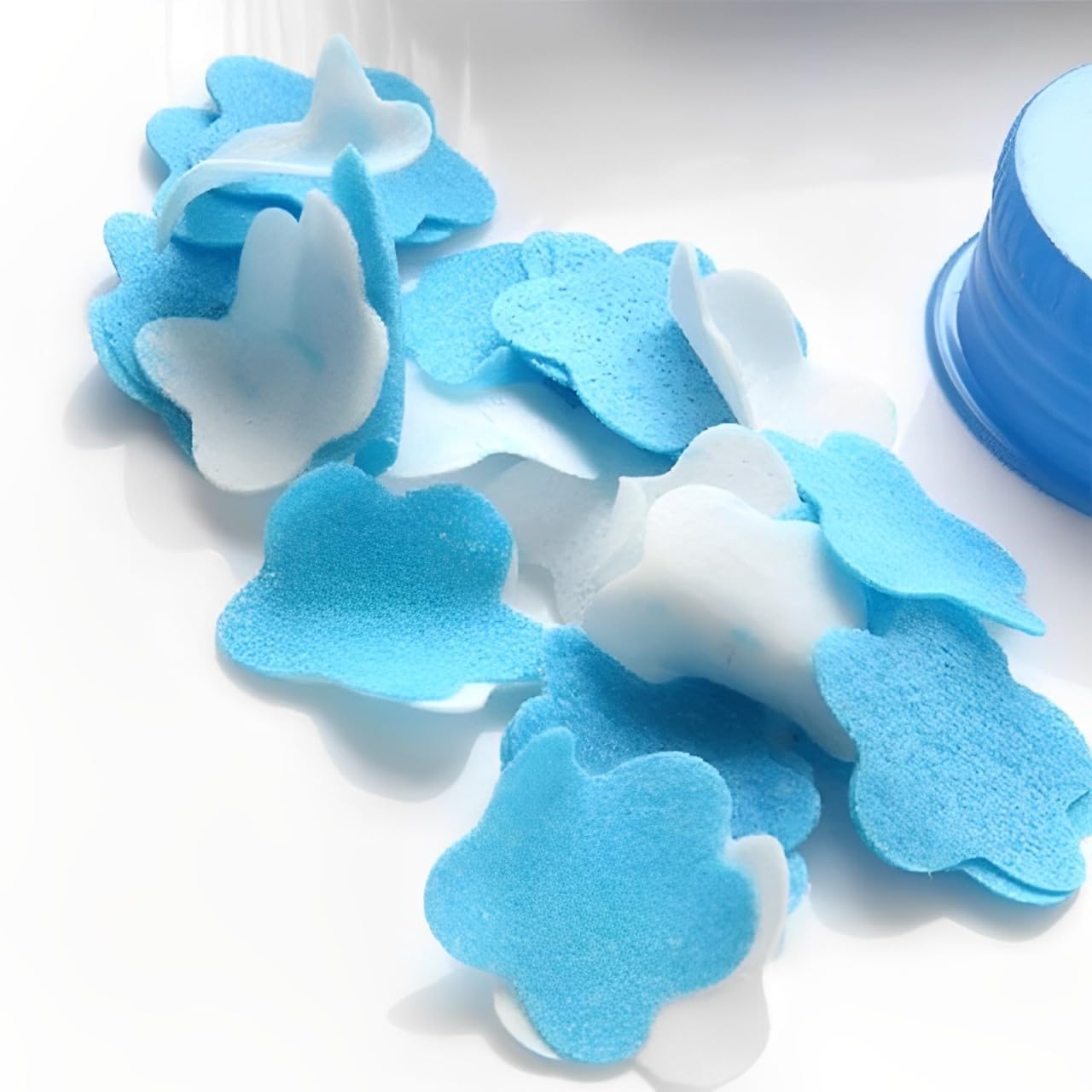 MR.THINDZ® Paper Soap | Disposable Mini Soap Paper Scented | Flower Design Tube Shape Bottle Paper Soap For Travel | Portable Flower Tube Petals | Paper Soap For Travelling Pack of (3) 3