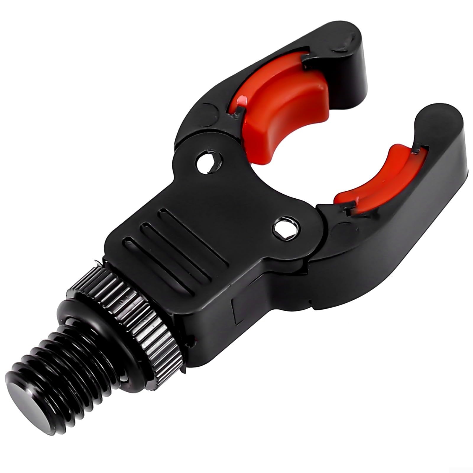 NGT Grippz Carp Fishing Rod Rest, M3/8 Thread Butt Holder in ABS and Aluminum Alloy, Stable Bankstick Attachment for Match and Specimen Fishing, Yellow(red)