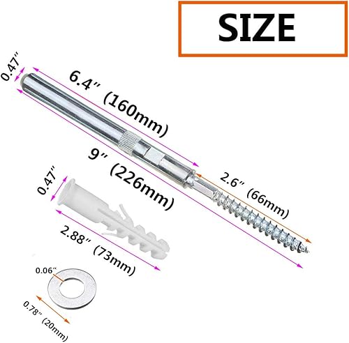 Miniatura 2 de 4 piezas de 6-25 pulgadas de estante flotante invisible, soporte de estante oculto, estante flotante endurecido, estante de pared ciega, estantes
