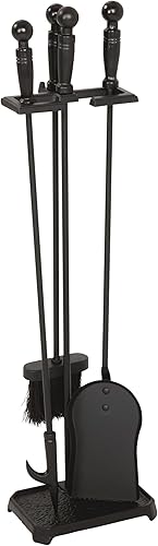 Home Impressions Juego de herramientas para chimenea de 4 piezas