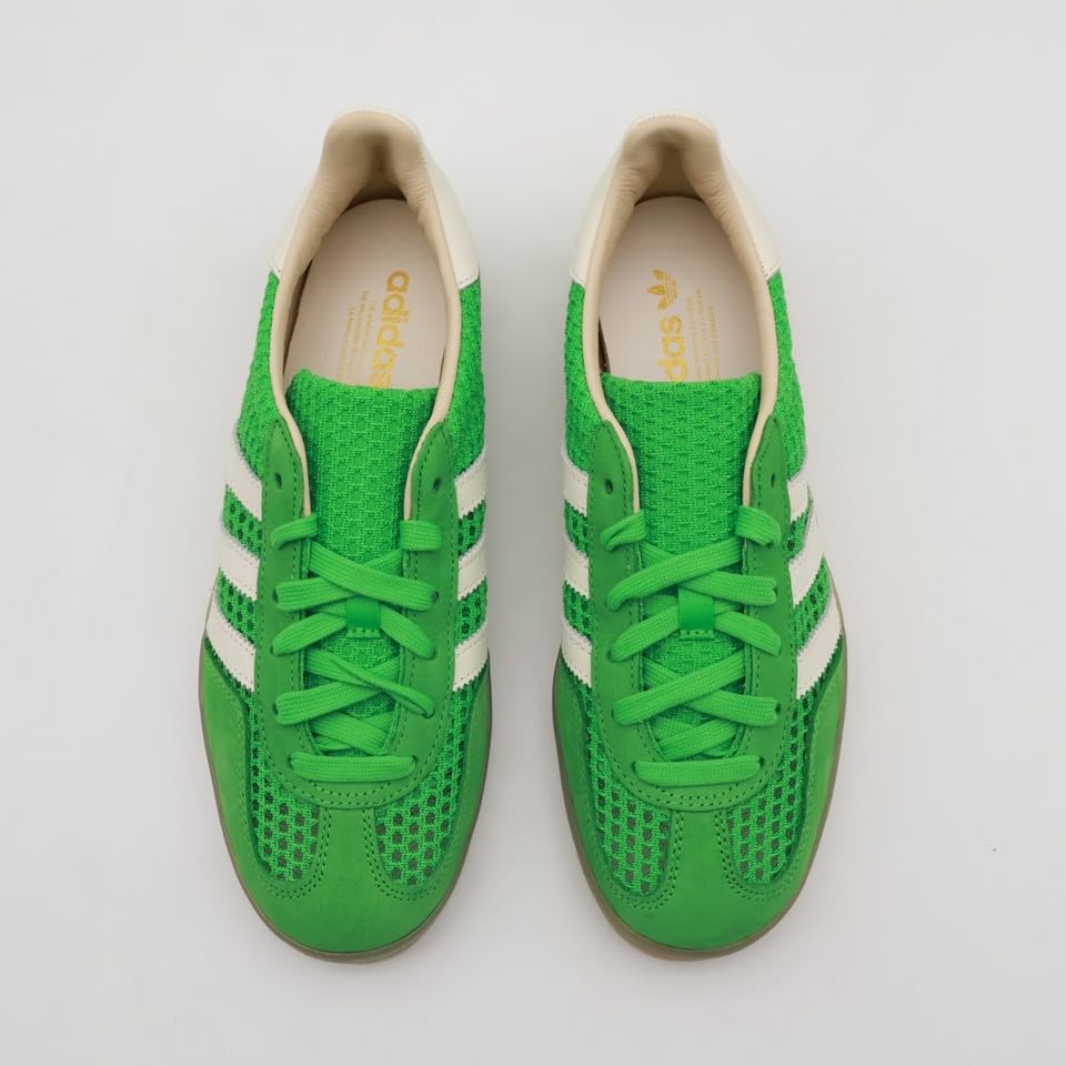 Image of Adidas Men's Gazelle Indoor Energy greenOff White /Magic Beige 12 US