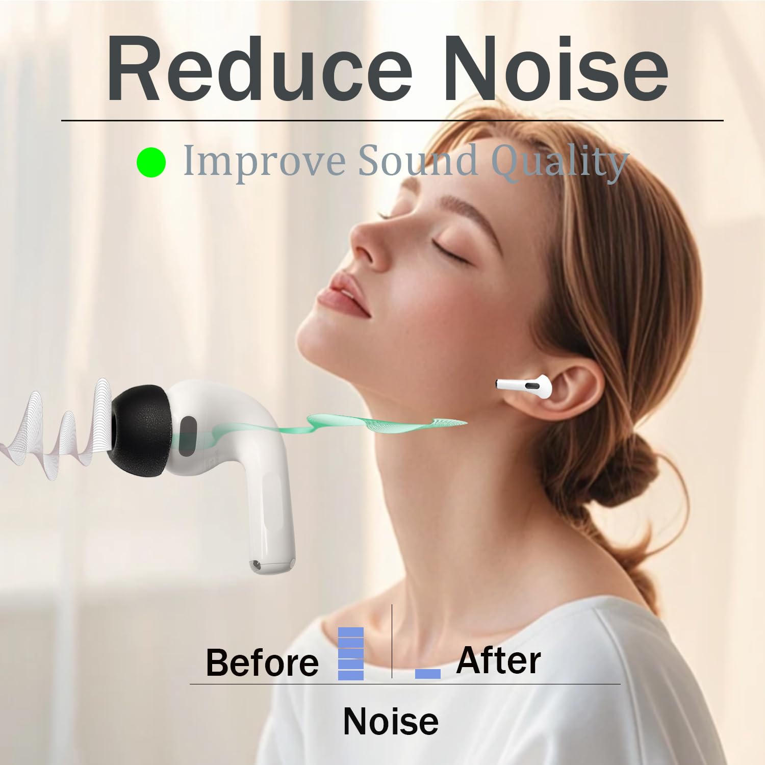 Amazon | AirPods Pro 3用低反発素材イヤーチップ - 交換用チップ [XS