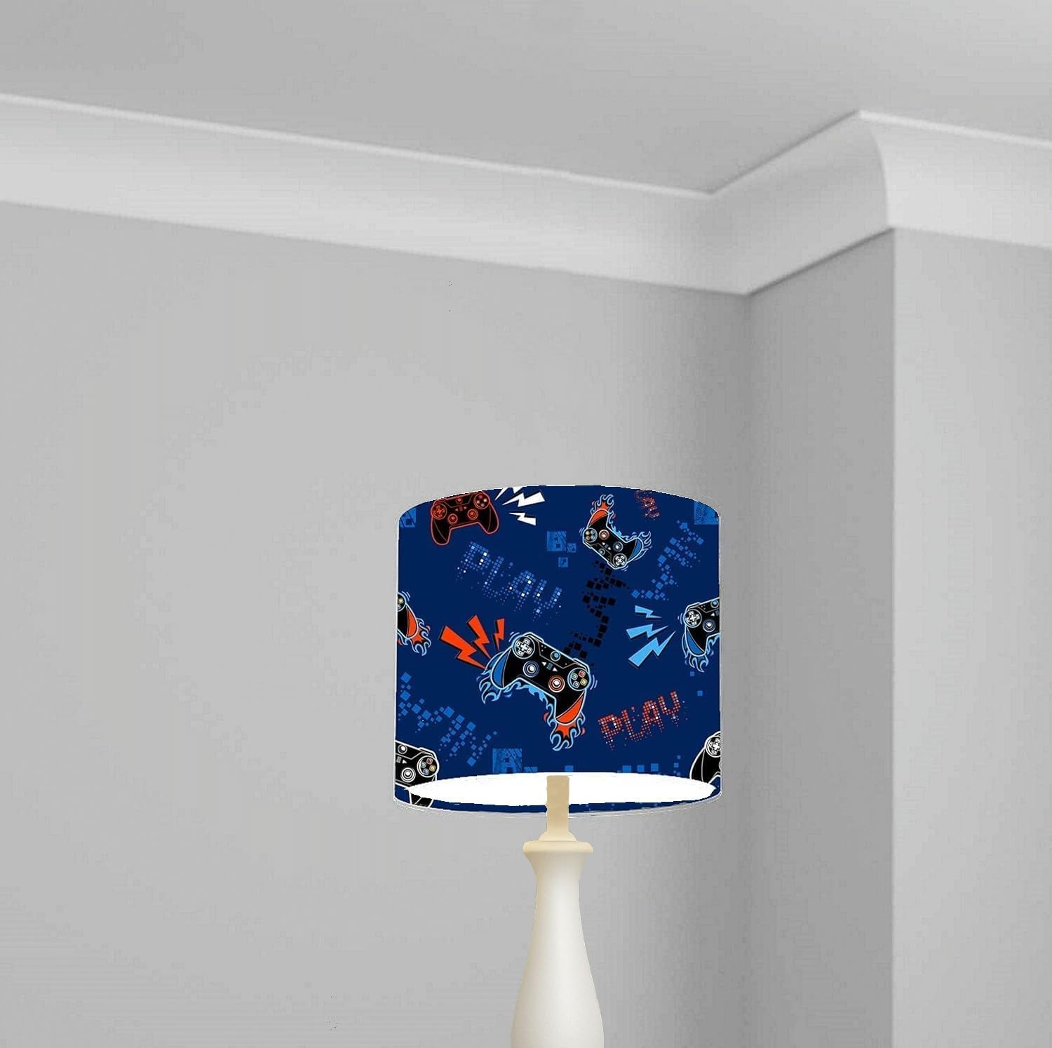 Gaming Controller lampshade Gamer Light Shade Lightshade 20CM X 18.5CM, Multicoloured (20 x 18.5cm Table)