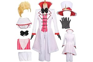 Lucifer Cosplay Costume Lucifer Uniform Outfit With Gloves Suit Halloween for Men