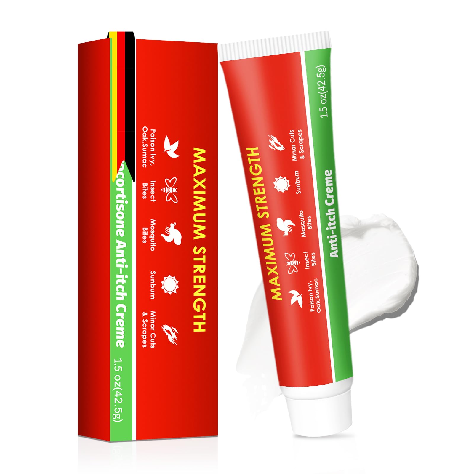Crema calmante 40g, Riduce Prurito, Con Ingredienti di Qualità, per Uso Quotidiano, rinfrescante e Lenitiva, Sollievo rapido dal Prurito per Puntura di Zanzara, medusa e altri insetti