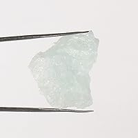 Vista 2 de GEMHUB 21 CT Natural Reiki Healing Águila Cielo Aguamarina Piedra preciosa para terapia de cristal, equilibrio de chakras, meditación, Tumbling