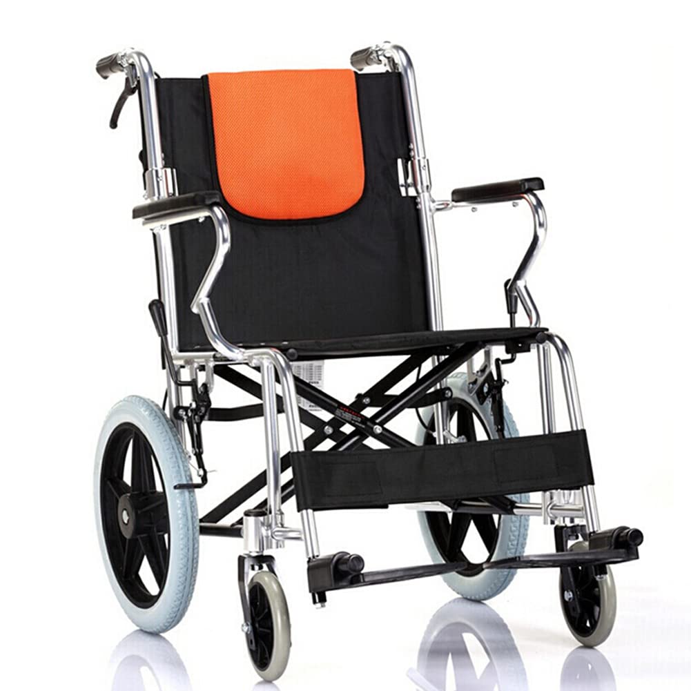 Buy ZZYYZZ Lightweight Transport Wheelchair,Folding Transport Chair