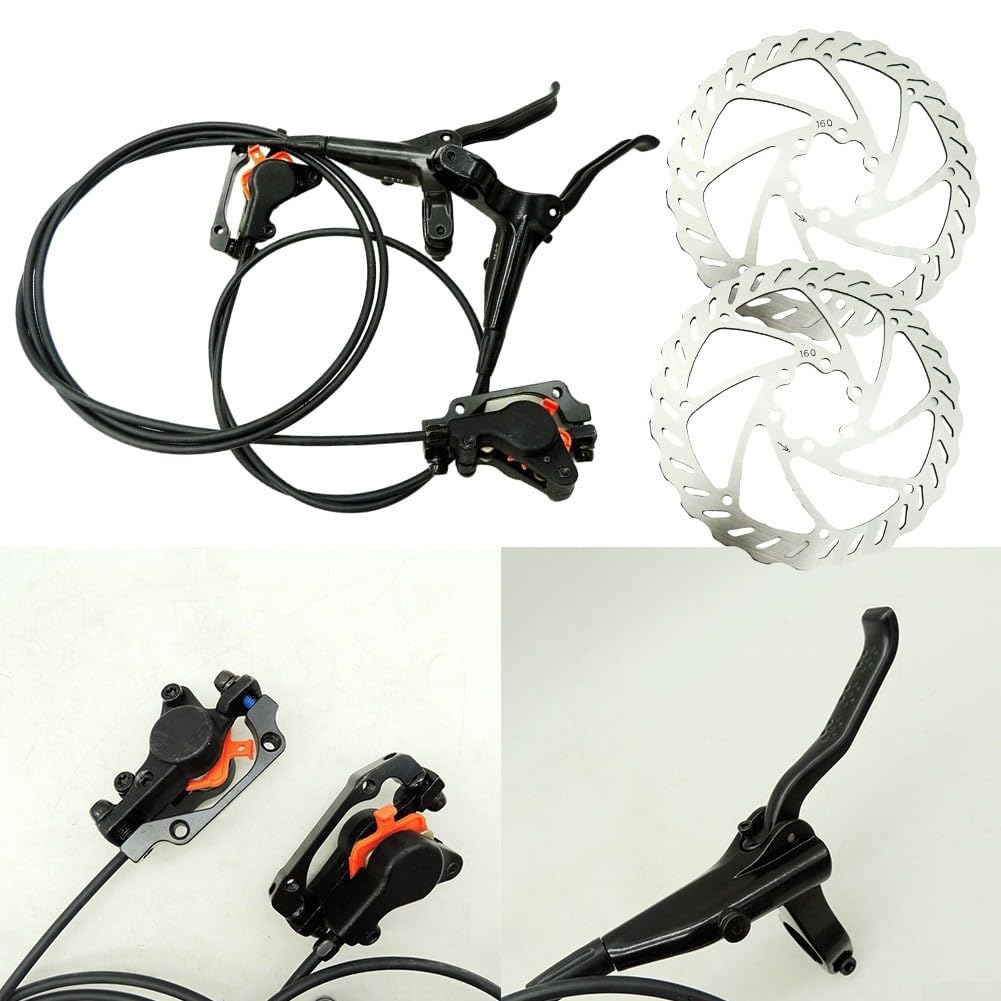Kit de freno de bicicleta con material hidráulico y aluminio, compatible con la mayoría de modelos de bicicleta