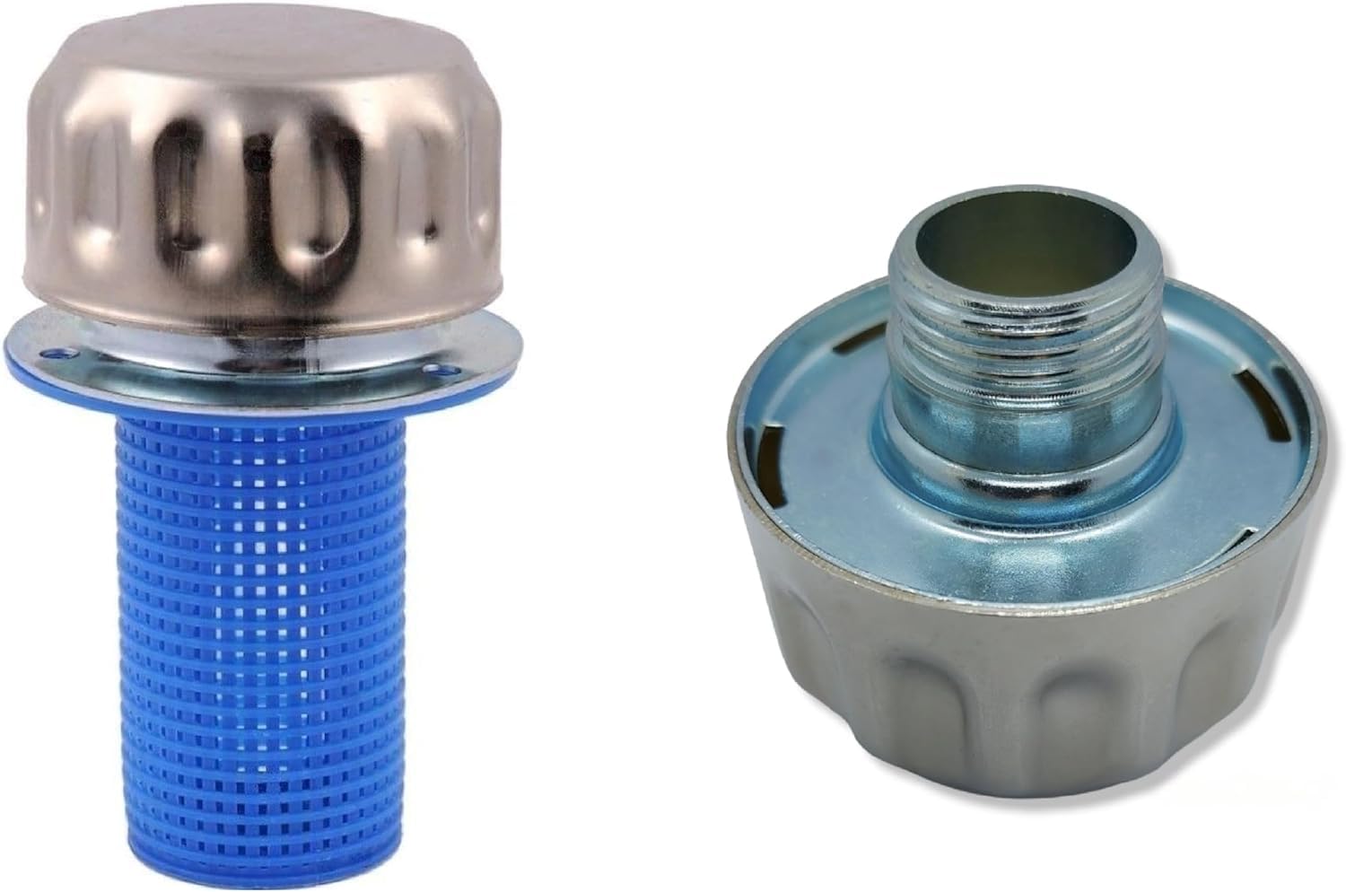 Hydraulic Oil and Fuel Filler Metal Vent Breather Cap for Reservoir Tank (304 (18/10) Grade Stainless Steel, BSP 1 in Threaded, with Strainer)-image-41