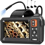 Daxiongmao Borescope, Endoscope Camera with Light, 1080P HD Inspection Camera, Borescope Camera with Light, IP67 Waterproof Camera, 16.5ft Flexible Endoscope Camera, Gadgets for Men (4.3”)