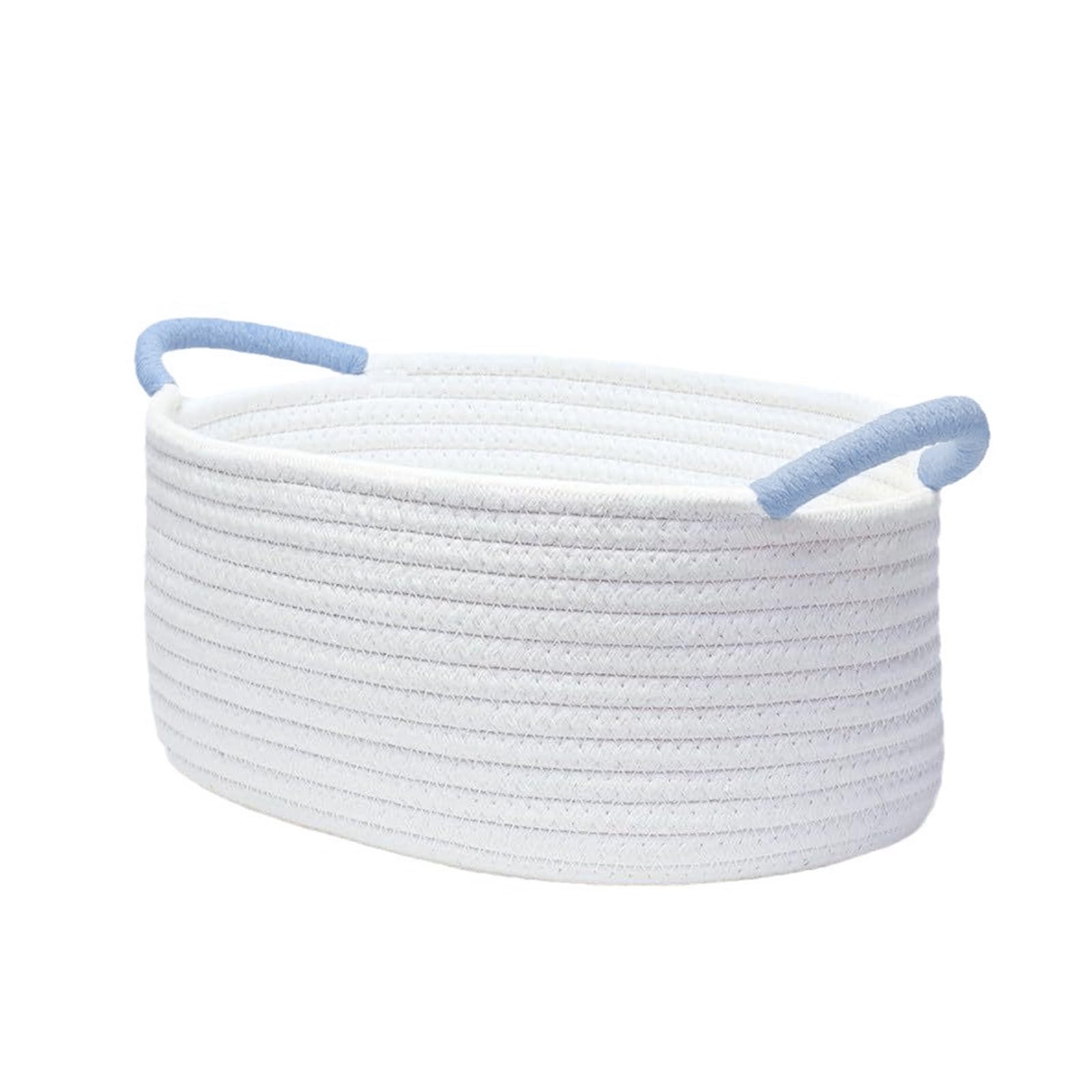 MICFENY Cotton Rope Storage Basket for Home Decoration and Organization Snacks Organiser Household Desktop Sundries Holder