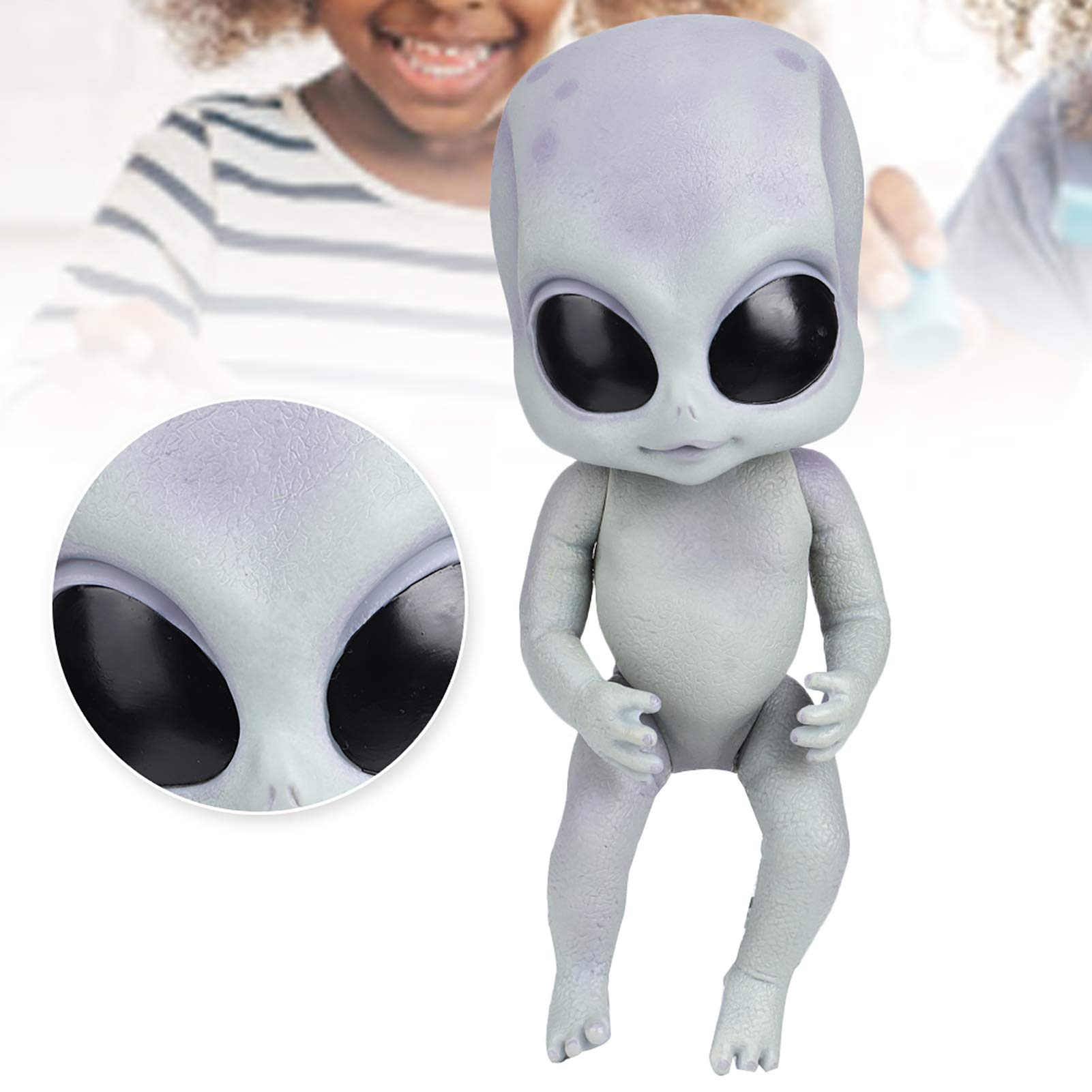 Collezione di Bambole Aliene Regalo per Bambini Adulti Simpatico Giocattolo in Vinile da 35 Cm Altamente Simulato per Collezionisti (alieno)