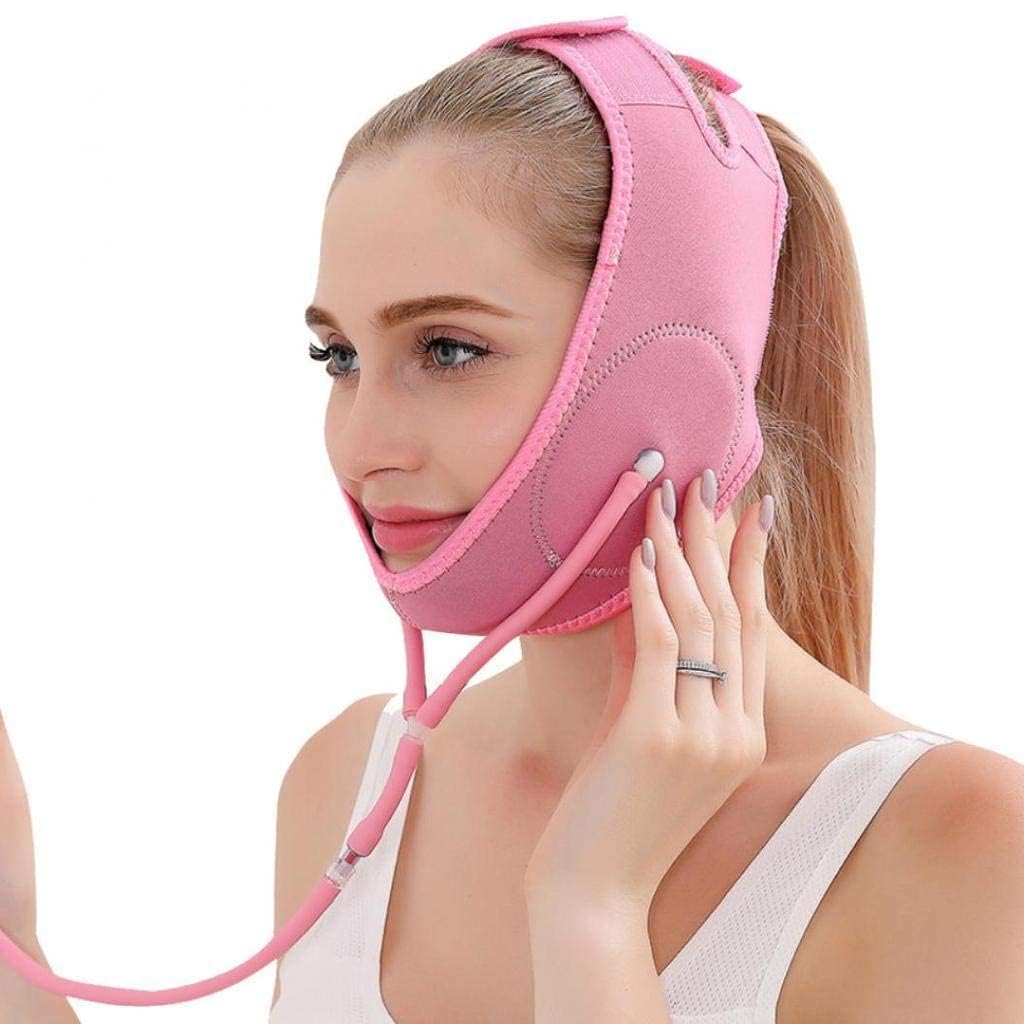Cozron Silicone V Face Mask, Face Lift Up Belt for Facial Slimming, Chin & Cheek Slimming Bandage Mask, Double Chin Fat Reducer, Skin Tightening for Women & Men (MultiColour) 3