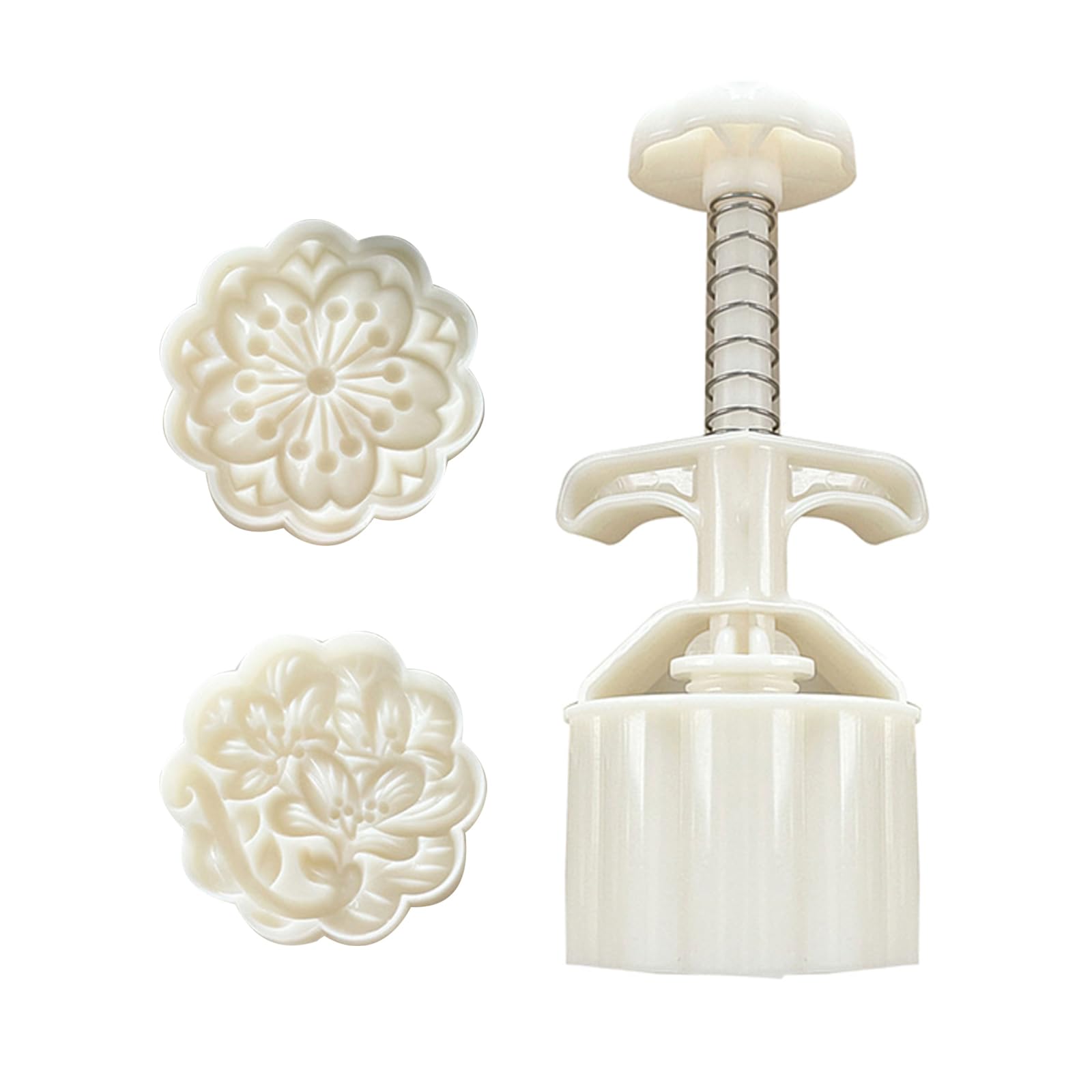 Elnwnnkc Dessert Molds Cake Molding Cake Pressing Molds Flower Shape ABS Texture Dessert Pressing Tool Present for Professional Decorating