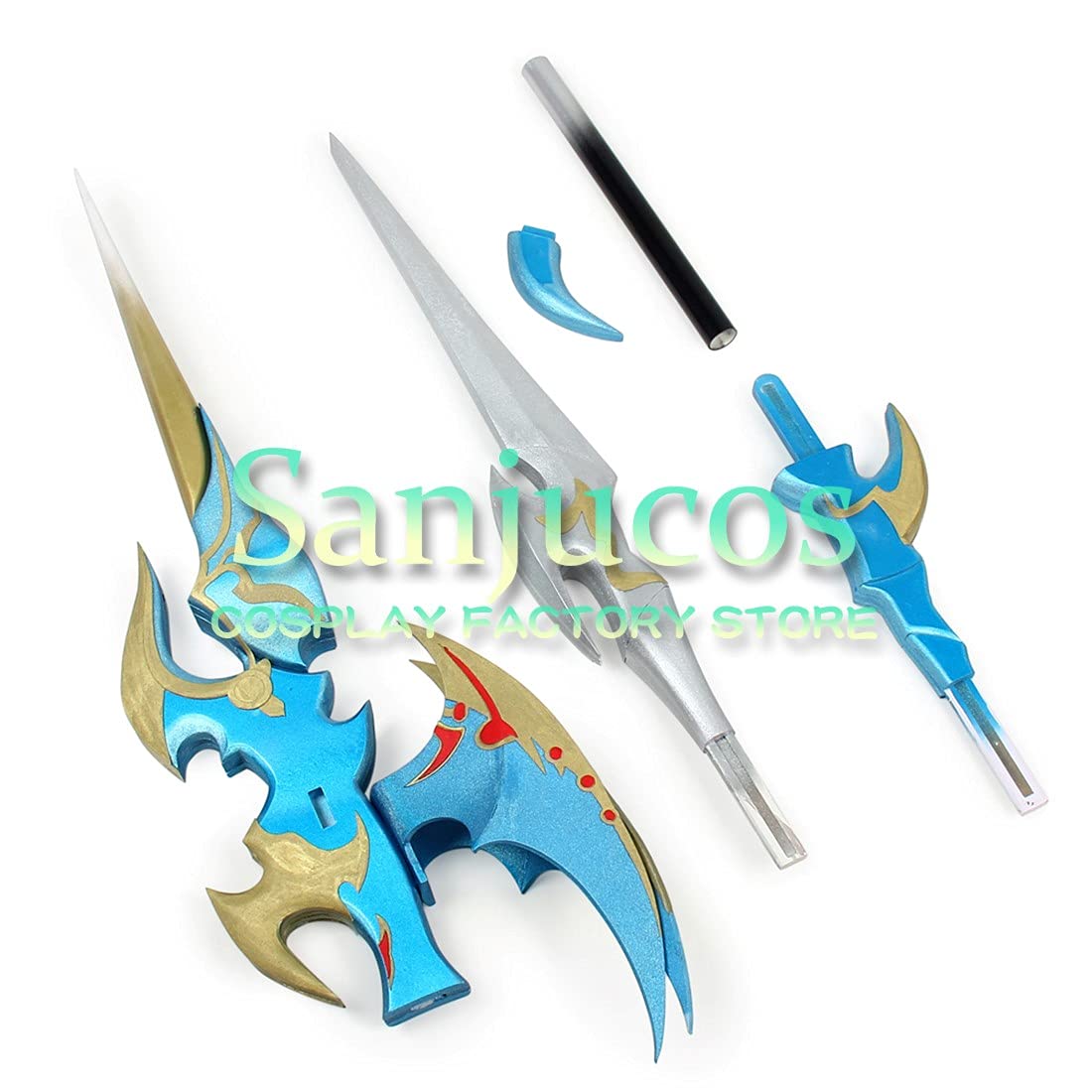 Amazon.co.jp: 【Sanjucos】エスティニアン 槍 FFXIV FF14 蒼の