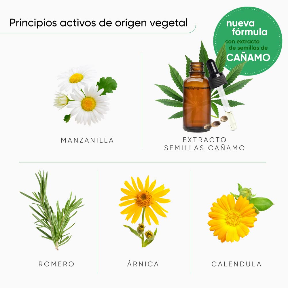 Gel crema muscular con Cannabis para dolores musculares, espalda, hombro, rodilla, lumbalgia, tendinitis fórmula antiinflamatoria con aceite de semilla cañamo(500 ml)
