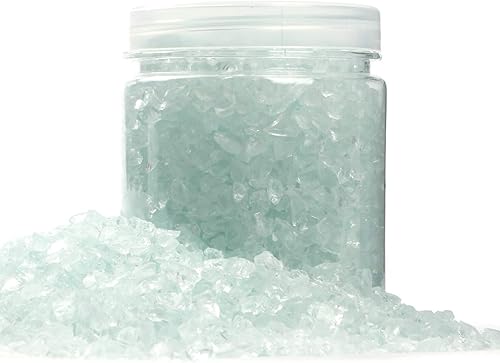 Miniatura 7 de Alan Stone - Grava de vidrio reflejante de alto brillo, gemas o gotas de fuego, piedras de cristal de fuego, para chimenea, pecera, acuario o