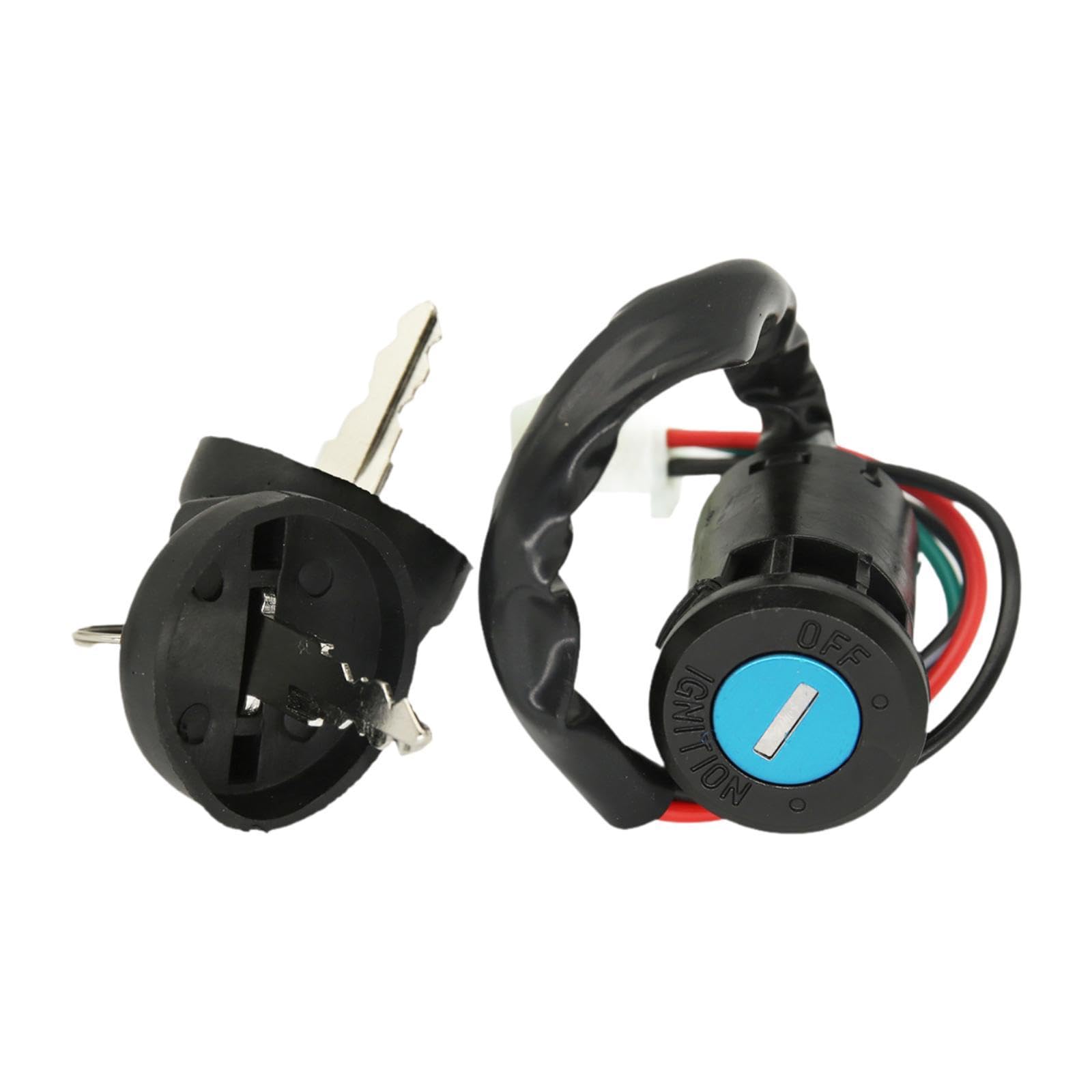 MagiDeal Ignition Key Switch Multifunction Practical Electric Door Lock Starter Switch Assembly for Vehicle Go Kart Attachments