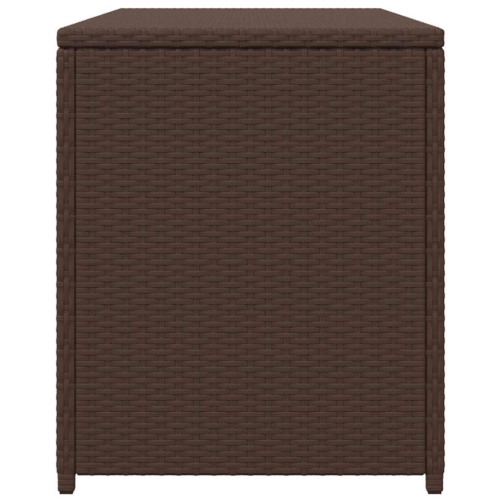 vidaXL Cassapanca in rattan sintetico, colore: marrone