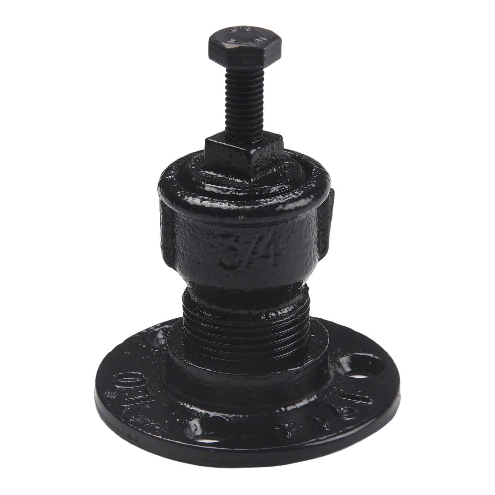 Banister Rail Brackets for Stairs Fixing Parts Handrail Bracket Iron Railing Guide Wall Mounted 6.5cm/2.56in Banister Black Building