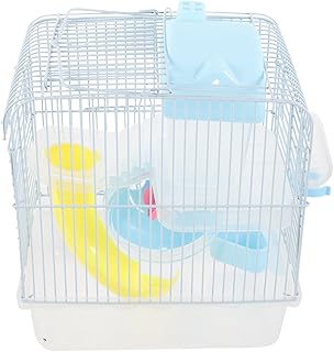 BUGUUYO Gaiola De Castelo De Hamster Gaiola De Porquinho Da Índia Brinquedos De Chinchila Gaiola Para Porquinhos Da Índia Gaiola De Hamster De Camada Dupla Gaiola De Hamster