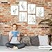 WALTSOM Bathroom Decor Wall Art (Green Leaf)