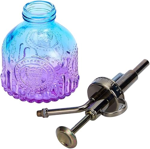 Miniatura 10 de Botella de vidrio con rociador para regar plantas, 6.5pulgadas de alto, con bomba superior para plantas de interiores y exteriores