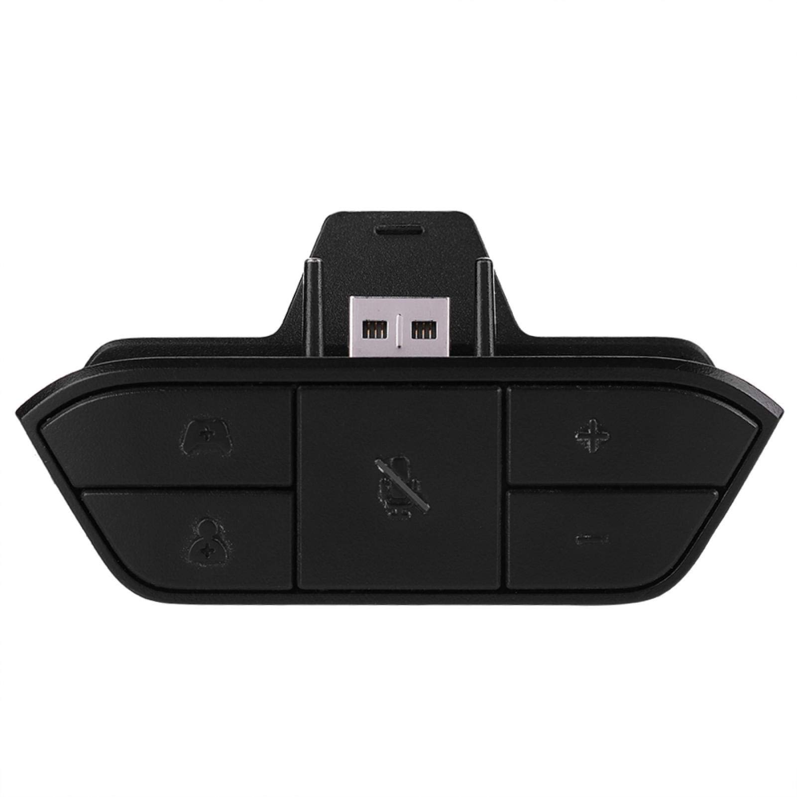 Hopcd Stereo-Headset-Adapter für One, staubdichter Stereo-Headset-Adapter für One mit Game Control und Stereo-Sound-Synchronisation, Audio Mic Headphone Converter
