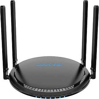 Wi-Fi Router, WAVLINK AX3000 WiFi 6 Router Dual Band, Routers for Wireless Internet with 4 * 5dBi High-Gain Antennas, MU-MIMO, OFDMA, Touchlink, Beamforming, WPA3, IPV6, Parental Control