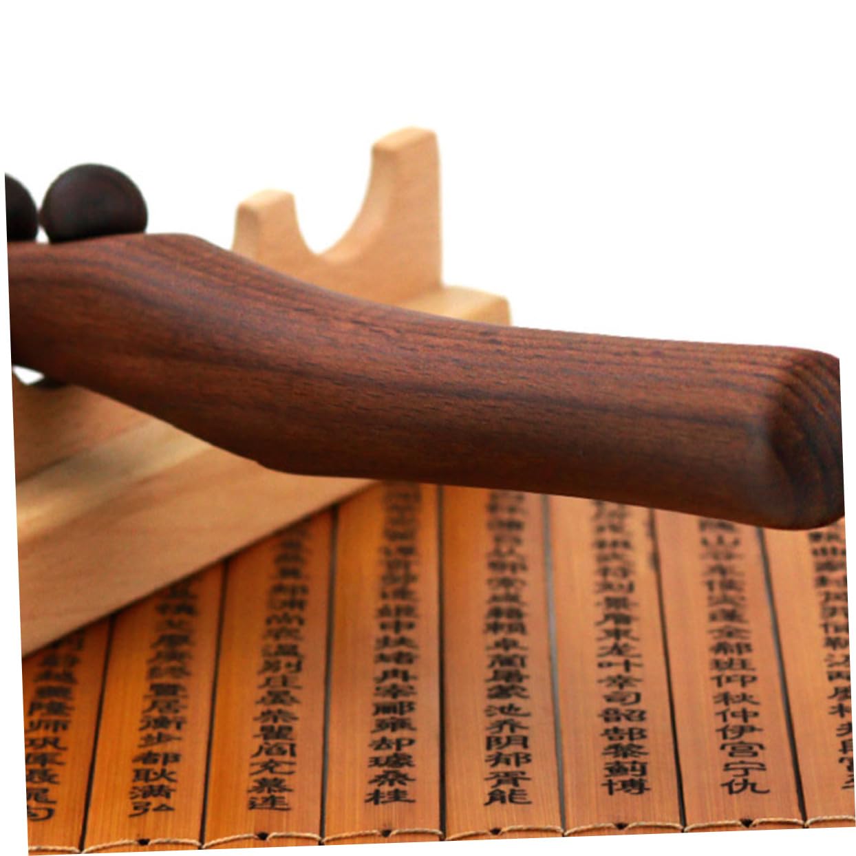 2 Stück rollender Stock Werkzeug Bob Muskel Zurück Schulter Akupunkturpunkt-Massagegerät Massagestab Massagestange für den Körper Körperkratzer Buche Brown