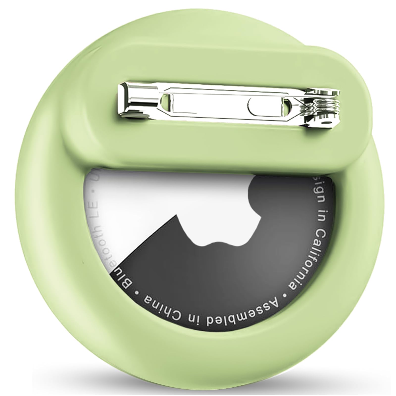 Compatible with Apple Air Tags Holder for Kids, 1 Pack Hidden Case with Safety Pin, Anti-Lost for Kids, Baby, Elderly, Luggage, Shoe, Clothes,Backpack -Light Green-picture-11